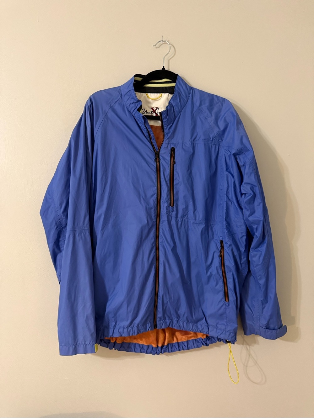 Robert Graham Volas Jacket Men’s 2XL Blue Lightweight Full Zip Windbreaker